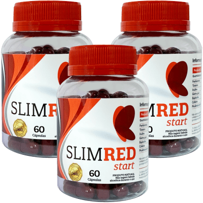 KIT 2 Slim Red Max 60 Cápsulas - Inibidor de apetite - Alta queima de  gordura - Sensação de saciedade - Diminui impulso por doces e gorduras! com  o Melhor Preço é no Zoom
